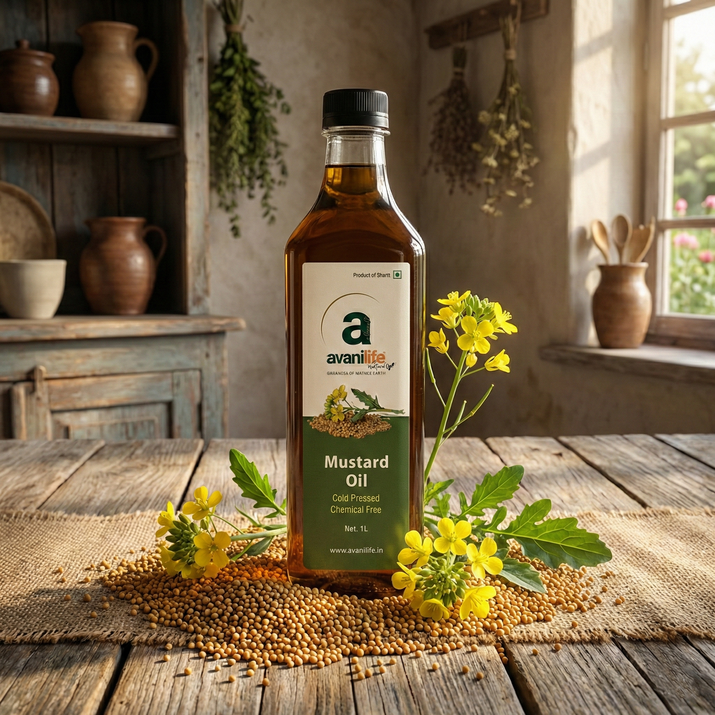 Cold Pressed Mustard Oil