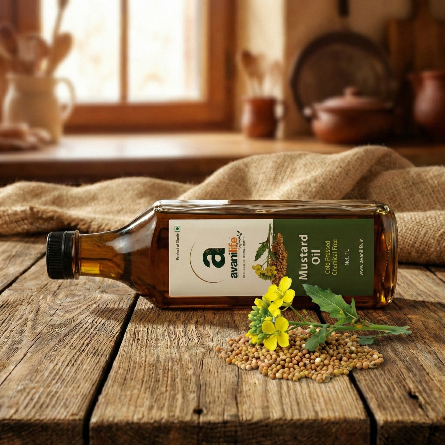 Cold Pressed Mustard Oil