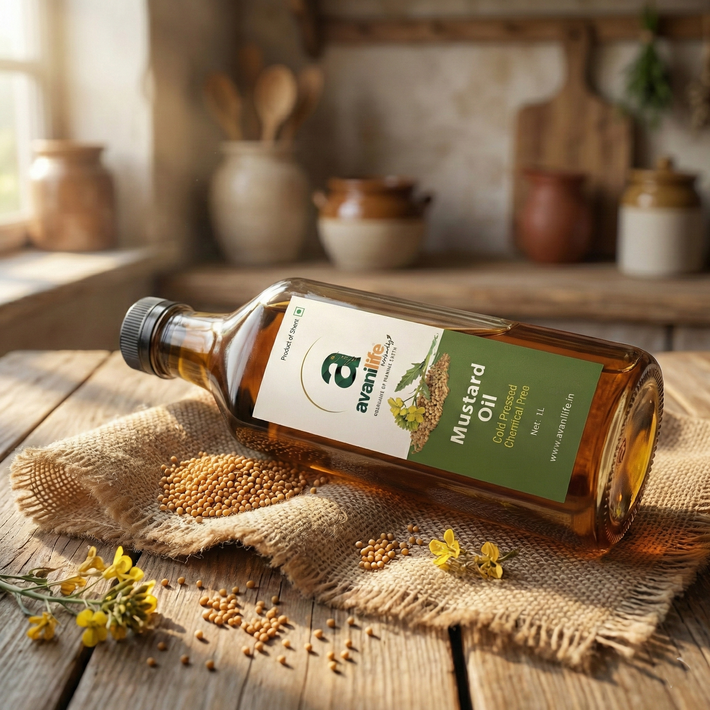 Cold Pressed Mustard Oil