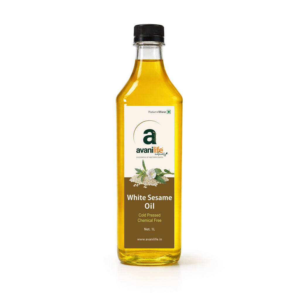 Cold Pressed White Sesame Oil (Gingelly)