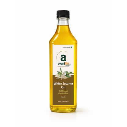 Cold Pressed White Sesame Oil (Gingelly)