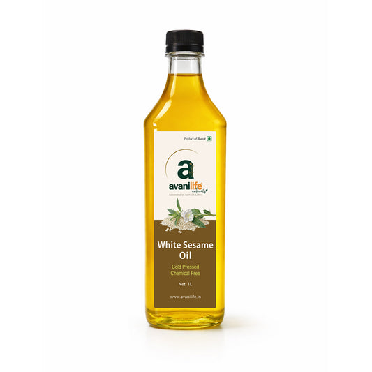 Cold Pressed White Sesame Oil (Gingelly)
