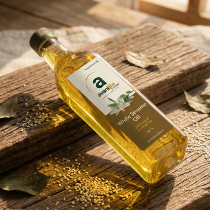 Cold Pressed White Sesame Oil (Gingelly)