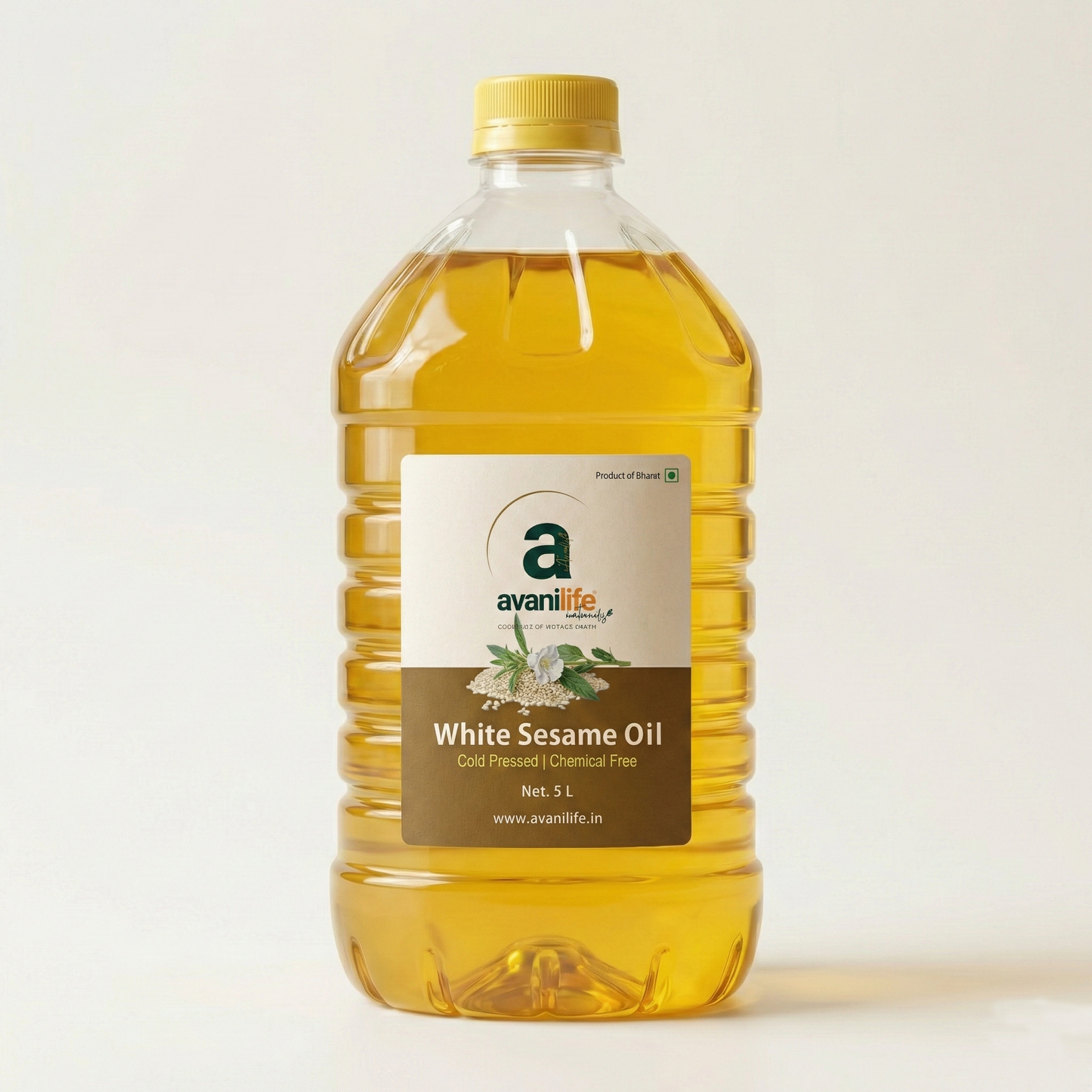 Cold Pressed White Sesame Oil (Gingelly)