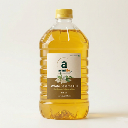 Cold Pressed White Sesame Oil (Gingelly)