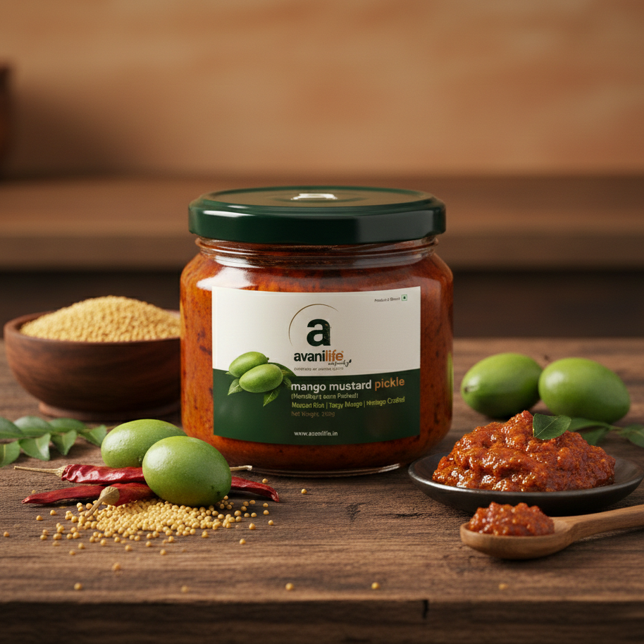Aavakaya Pachadi – Authentic Telangana Mango Pickle