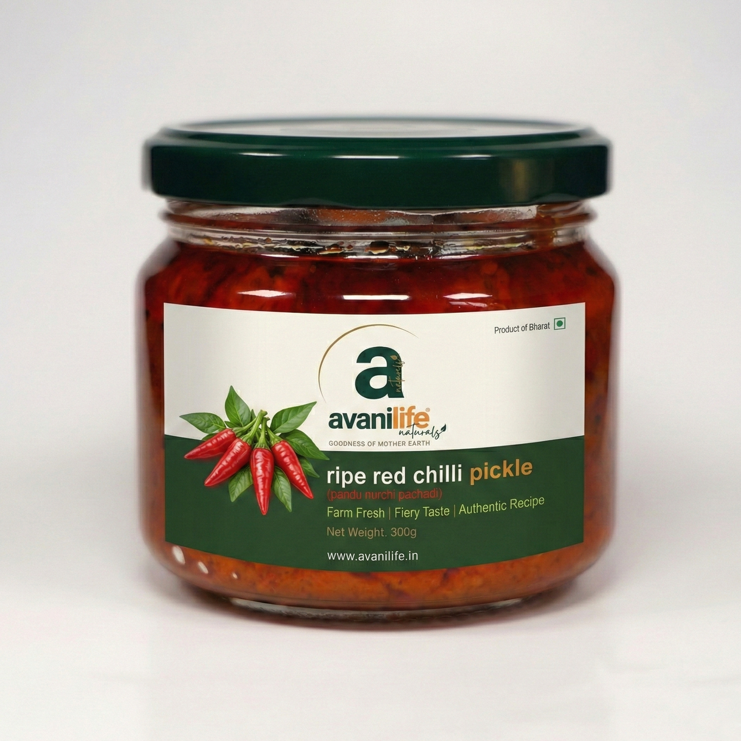 Ripe Red Chilli Pickle (Pandu Mirchi Pachadi)